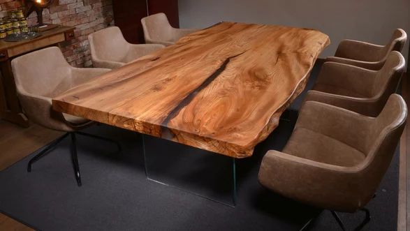 Baumstammtisch Ulme Besprechungstisch | 220x120 Nr 97