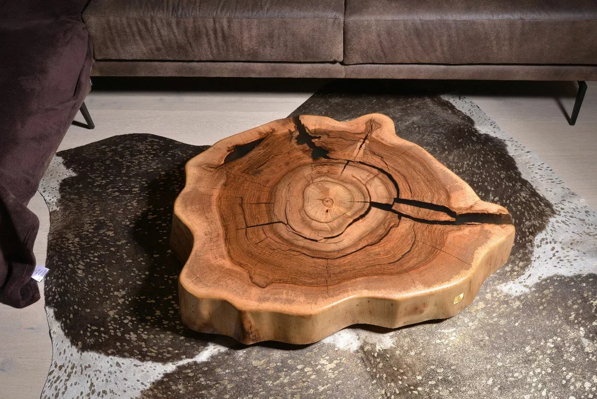Couchtisch Baumstamm