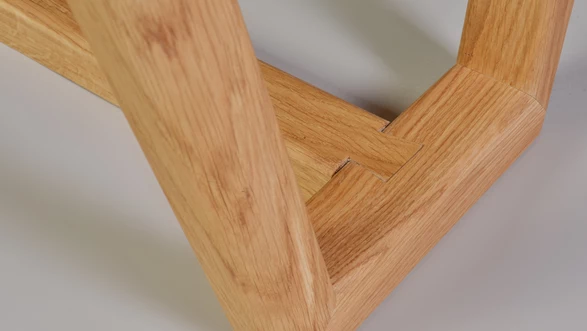 Designer Sitzbank aus Naturholz