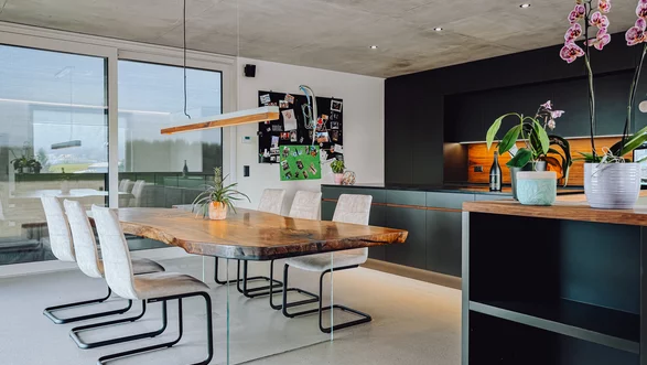 Naturkantentisch Nussbaum | 290x120 cm Nr 113