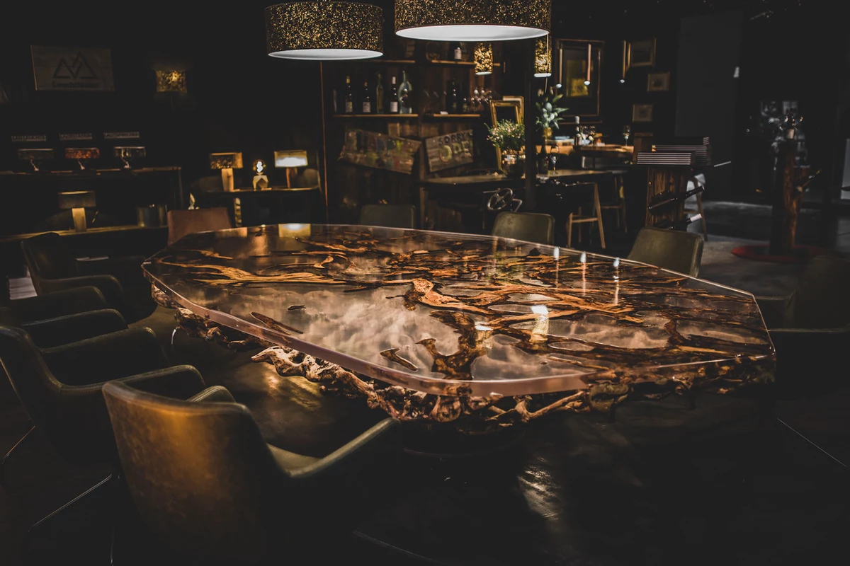 Wurzeltisch von oben