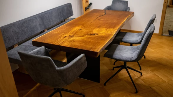 Naturbaumstammtisch Eiche dunkel | 200x90  Nr 110