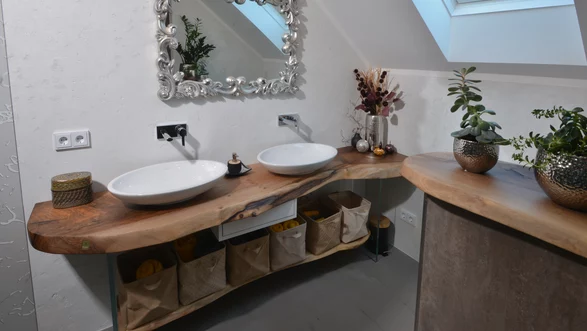 Waschtisch 12 Nussbaum