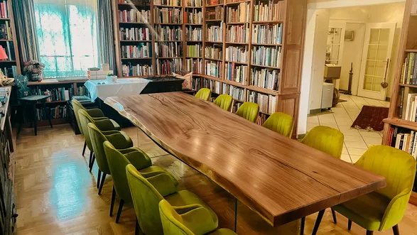 Massivholz Tischplatte  Altholz Stammdesingn