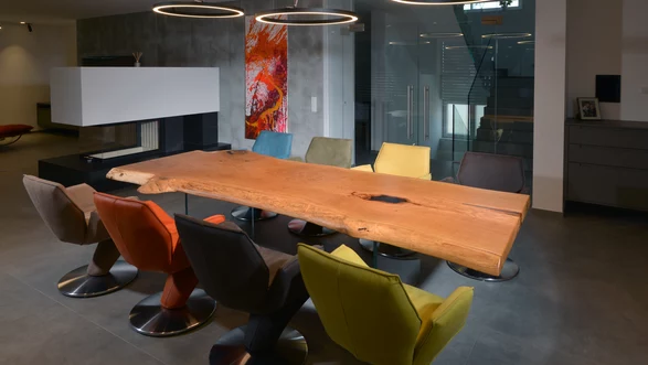 Baumtisch Stammdesign.Tische mit epoxyharz