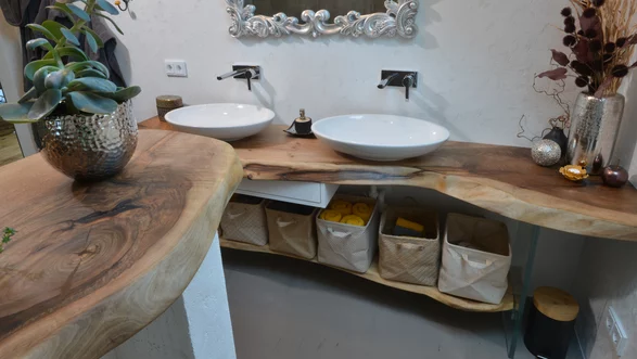 Waschtisch 12 Nussbaum