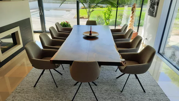 Baumtisch Eiche dukel  | 280x100  Nr 101